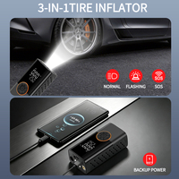 Portable Dual-Screen Digital Display Tire Inflator 7.4V Automatic Air Pump for Car Bike Ball Inflator Pump Multi-Style Car