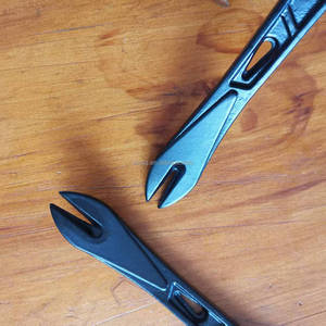 Extracteur de clous 10 pouces noir brillant, à double extrémité, type patte de chat, avec marteau, pour la construction, approvisionnement direct usine - Product Image 2