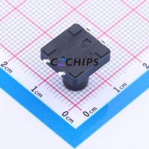K2-1103SP-Q4SW-04 Tactile Switch SMD-4P,12x12mm Switch 2.5N Vertical Mount 12mm 12mm - Product Image 2