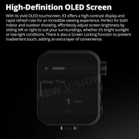 Godox X3 Déclencheur Flash Sans Fil 2.4G TTL HSS avec Écran Tactile OLED, Transmetteur à Charge Rapide pour Canon Nikon Sony Fujifilm