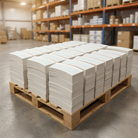 Feuilles en papier PE prédécoupées, de qualité supérieure, résistantes à la graisse, recyclables et jetables, en forme d'éventail, pour gobelets de test urinaire, de café, de bière ou de thé - Personnalisables