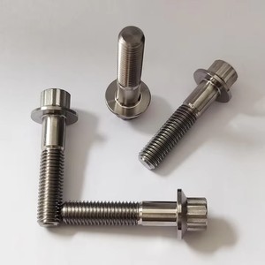 Vis à tête de bride en titane M7 32mm UNC à 12 points pour montage de roues - Product Image 2