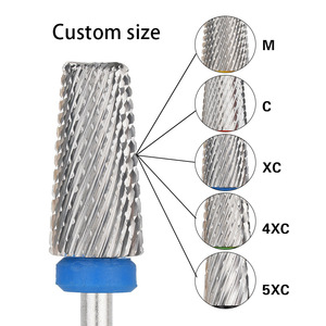 Herramienta de taladro de uñas de acero de tungsteno cinco en uno con cabezales de molienda de cerámica Broca de eliminación de uñas de color primario dorado Producto transfronterizo - Product Image 6
