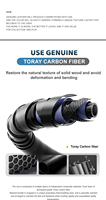 TAVON Vente en gros de queues de billard personnalisées en fibre de carbone 100%, texture 3K, fabrication OEM ODM