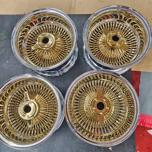 ล้อแม็กซ์ซี่ลวดขนาด 13/14 นิ้ว ยี่ห้อ Kelun รุ่น Center Gold Wire Wheels - Product Image 4