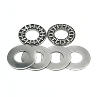 Bearing Roller Jarum Tipe AXK Seri AXK1024+2AS Satu Baris dengan 2 Washer Baja Krom 10x24x4mm Pelumasan Sendiri OEM Kualitas Tinggi P0-P6