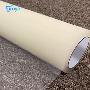 Film de protection temporaire en PE pour tapis, rouleau auto-adhésif transparent en plastique pour événements, fêtes et protection de chantier - Product Image 2