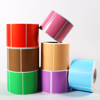 Etiqueta Adhesiva Impresa a Color 100x50mm, Etiqueta Térmica, Etiqueta de Entrega, Papel Semibrillante, Rollo de Etiquetas de Envío con Código de Barras 4x2