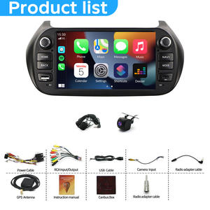 Estéreo para Auto Android de 7 Pulgadas, Plug-and-Play para Fiat Fiorino/Qubo 2008-2016, CarPlay, Navegación GPS, BT, SWC, RDS, DSP, Reproductor de DVD para Auto 2 Din - Product Image 6