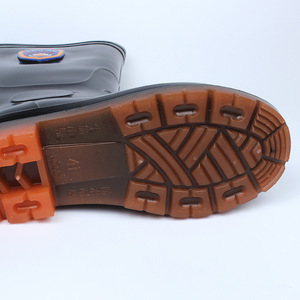 Botas de Lluvia Impermeables de Caña Alta para Hombre, Suela Negra Antideslizante y Resistente al Aceite, Botas de Trabajo de PVC - Product Image 5