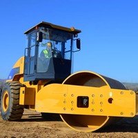 Compacteur de sol de haute qualité 18 tonnes SEM518 129KW, rouleau compresseur vibrant à tambour unique en stock