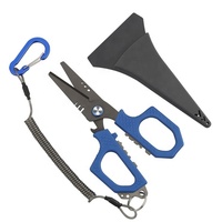 Nouvelles cisailles de pêche portables, imperméables et multifonctionnelles avec poignée antidérapante et cordon pour la pêche en lac et en rivière