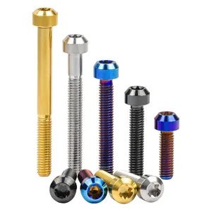 Vis en titane M6 x 10 15 20 25 30 35 40 45 50 60 65 70 80 mm à tête Torx pour vélo et moto - Product Image 5