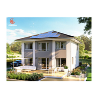 Kit de construction de Villa en acier, cadre métallique métallique, Villa préfabriquées, moderne et de luxe, meilleures ventes