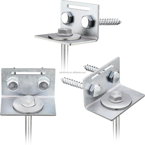 Kit de vis d'ancrage haute résistance en <span class=keywords><strong>4</strong></span> pièces avec support métallique et perceuse pour outils manuels de bricolage - Product Image 1