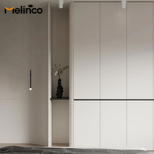 Melinco <strong>Customized</strong> Same Color Door Freestanding Wall Cabinet Series Bedroom <strong>Closet</strong> Wardrobe Modern Apartment Living Room - Product Image 1