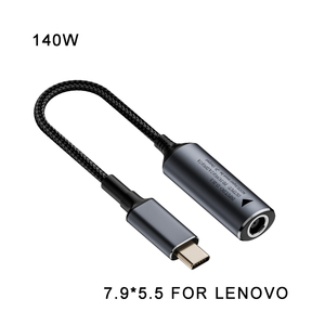 Pd 140W DC เป็น Type-C Converter 5V/9V/<span class=keywords><strong>20V</strong></span> 7.4x5.0mm 7.4x0.6mm อะแดปเตอร์แปลงไฟสำหรับโทรศัพท์มือถือ HP DELL Samsung PC - Product Image 6