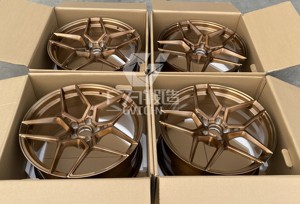 GVICHN Marque Monobloc 5X112 Roues forgées en alliage d'aluminium brossé 5x120 5x108 5x100 5x114.3 5X17 18 19 20 21 pouces Roues - Product Image 4