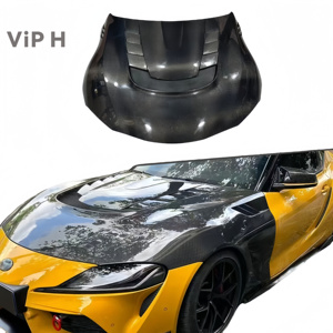 For Toyota <strong>Supra</strong> A90 A91 MK5 2019 VRS style <strong>high</strong>-quality carbon fiber engine hood automobile engine hood - Product Image 1