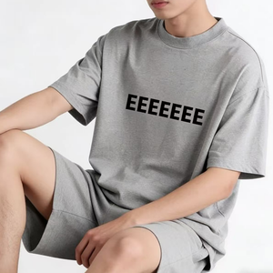 T-shirt classique ODM de qualité supérieure, motif étoile HELLO, coupe oversize, imprimé vintage, style streetwear, 100% coton, unisexe, qualité LOGO 1.1 - Product Image 2