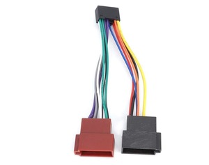 Adaptateur auxiliaire 16 broches Adaptateur ISO Prise de bus Faisceau de câblage Connecteur Adaptateur Convient pour <span class=keywords><strong>Kenwood</strong></span> NC - Product Image 1