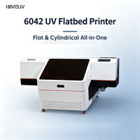 Máquina de Impresión UV Plana 6042 de Alta Velocidad para Impresión en Carcasas de Teléfono, Acrílico, Vidrio, Madera y Metal