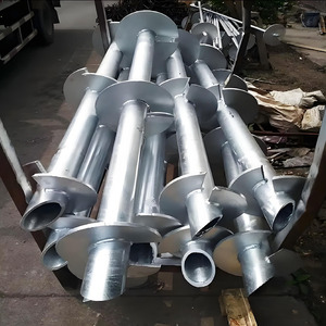 Toptan Q235 Çelik Galvanizli Çelik Karbon Çelik Güneş Enerjisi Zemin Montaj Temel Vida Kazıkları - Product Image 2