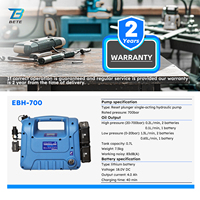 Bomba Hidráulica de Batería EBH-700 de 700 Bares con Reinicio Automático