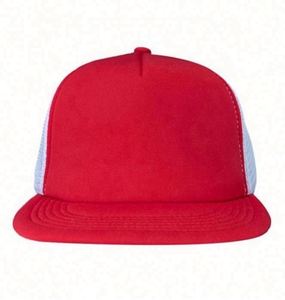 Vintage Distressed 6-Panel Trucker Cap High Profile Curved Brim Mesh Sports <b>Hat</b> <b>for</b> Outdoor & Travel Fashionable Sporty Style - Product Image 2