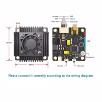 AKK 3W Super Distance FPV VTX 3000mW 4.9G-5.9G Plastique Haute Puissance Unisexe 14 Ans Télécommande FPV