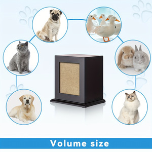 Wholesale Wholesale Wooden Pet <b>Urn</b> for <b>Cats</b> & Dogs Small Coffin Animal Funeral Supplies Wood - Product Image 5