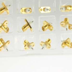 (50 шт.) 901-10142 Разъем SMA панельный (гнездо), радиочастотный адаптер, новый, оригинальный, в наличии, для промышленной автоматизации, специализированный для ПЛК - Product Image 1