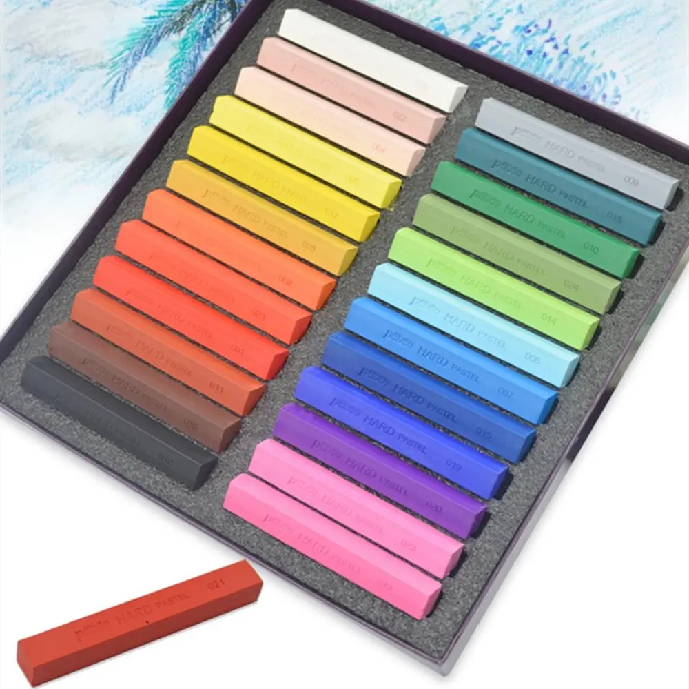 Set di forniture artistiche a colori con penna pastello pastello a secco morbido disegno pastello per pittura a gesso
