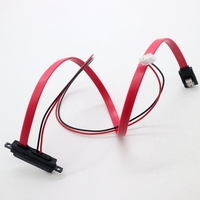 Cable Sata de 15 pines + 7 pines de doble oreja a HSG SATA7PIN Disco Duro SSD de alta velocidad/Cable de señal de alimentación/cable