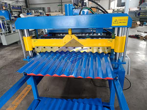 Corrugated Trapezoid Roof Sheet Roll Forming <b>Machine</b> IBR Tile Making <b>Machine</b> - Product Image 4