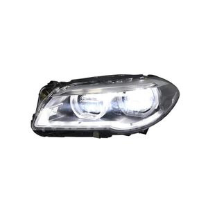 Compatible con <span class=keywords><strong>BMW</strong></span> Serie 5 2011-2017 F10/F18, Conjunto de Faros Delanteros LED Completos de Reequipamiento con Ojos de Ángel y Luces de Circulación Diurna - Product Image 4