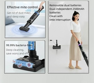 Aspirateur à main <span class=keywords><strong>sans</strong></span> <span class=keywords><strong>fil</strong></span> pour tapis portable humide et sec domestique <span class=keywords><strong>nettoyeur</strong></span> à <span class=keywords><strong>vapeur</strong></span> électrique - Product Image 6