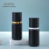 Fabricant Bouteille de presse à vide personnalisée de 15ml Lotion colorée droite et recharge de cosmétique liquide Essence pour perruque