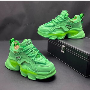 Men's Low Cut Thick Soled <b>Height</b> <b>Increasing</b> Anti-Slip Fashion Skateboarding <b>Shoes</b> New Outdoor Casual Trend Cotton Lining - Product Image 5