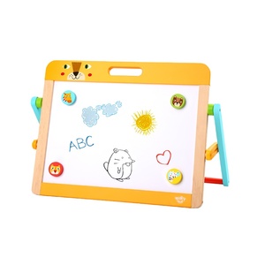 لوح خشبي للأطفال قابل للمسح مزدوج الوجه لوحة رسم للأطفال - Product Image 1