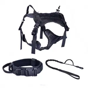 Servizio personalizzato imbracatura per cani in cotone-fettuccia Set collare reversibile regolabile per animali domestici per cane