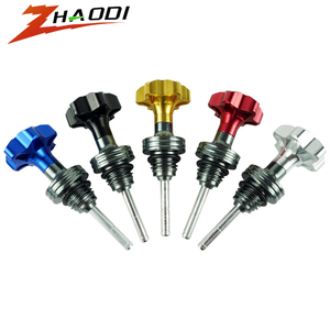 Phụ tùng xe máy sửa đổi, yamaha Scooter trang trí dầu dipstick, phổ quát cho JOG và FX Nắp dầu dipstick - Product Image 1