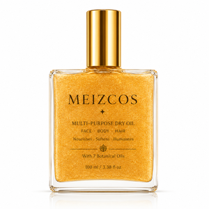 Iluminador Líquido de Larga Duración con Brillo Dorado, <span class=keywords><strong>Aceite</strong></span> Seco Corporal Iluminador, Iluminador Líquido para el Cuerpo, Cuidado de la Piel, <span class=keywords><strong>Aceite</strong></span> con Brillo - Product Image 1