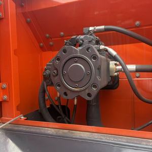 Doosan DX300LC-9C Excavator Orange Body With Tracks And Warning Label - Product Image 2