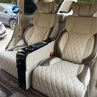 Siège de capitaine avec repose-jambes électrique, chauffage, ventilation, massage et table pliante pour Lexus LX570, pièces intérieures de voiture