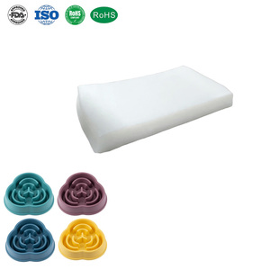Caoutchouc de silicone précipité HTV, dureté 80 Shore A, pour la fabrication de tapis d'alimentation pour animaux de compagnie - Anti-dérapant - Product Image 2