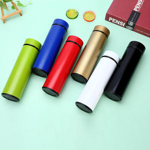 कस्टम लोगो डबल दीवार वैक्यूम स्टेनलेस स्टील का नेतृत्व डिजिटल स्मार्ट पानी की बोतल - Product Image 5