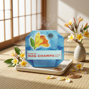 Incienso Premium Suave y Fragante con Aroma a Flor de Champaca, Espirales de Incienso de Larga Duración para Relajación y Meditación en el Hogar, 24 Horas - Product Image 1