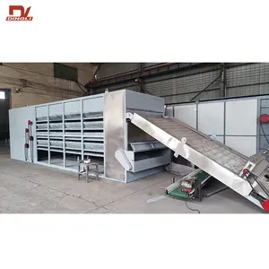 Potato Chips Seaweed Conveyor Mesh Belt Tunnel Dryer Machine