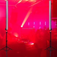 Lumière de fête RGB étanche IP65 : Lampe de table de scène LED contrôlée par DMX512 avec boîtier PC 24V